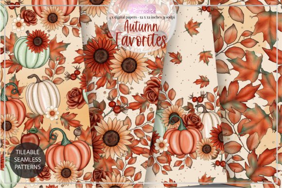 Autumn Seamless Patterns 1: The Ultimate Cozy Fall Collection for Creatives