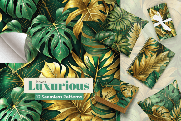 Luxurious Leaves Seamless Patterns: The Ultimate Collection for Elevating Your Creative Projects