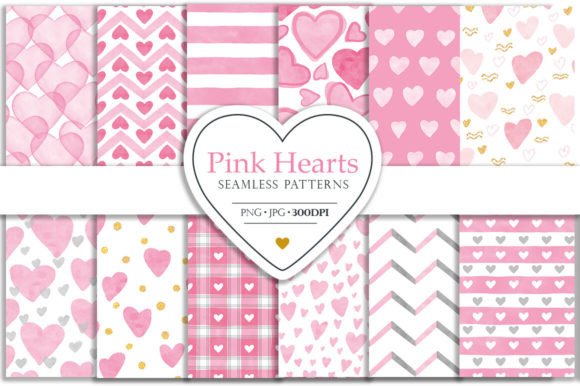 Pink Hearts Seamless Patterns: Elevate Your Design Projects