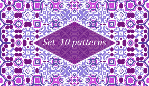 Set 10 Elegance Stylish Patterns for Modern Design
