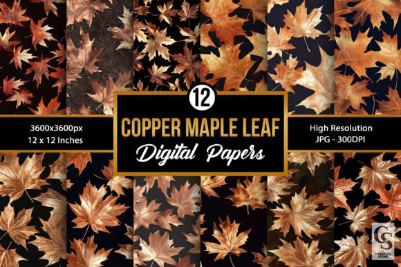 Transforming Creative Workflows with Fall Copper Maple Leaves Patterns
