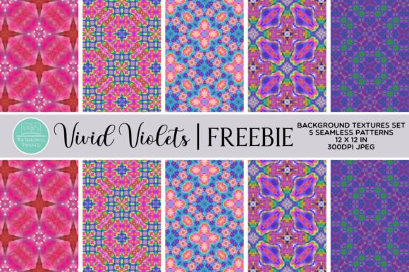 Vivid Violets Background Patterns FREE