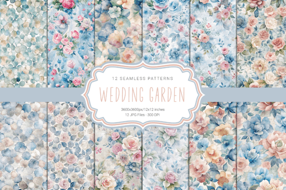 Wedding Garden Seamless Patterns: The Secret Ingredient for Memorable Creative Projects